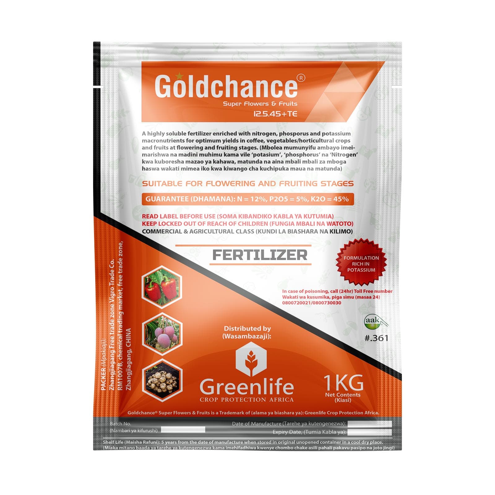 GOLDCHANCE F/F 1L